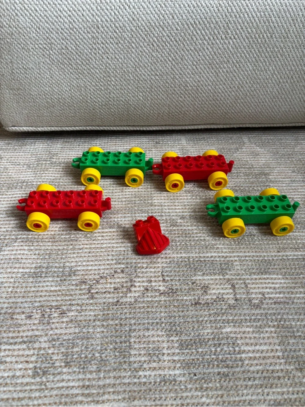 LEGO DUPLO Train building toy set connecting Wheeled Bases